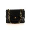 Chanel Timeless handbag in black quilted leather - 360 thumbnail