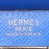 Hermes Kelly 35 cm handbag in Bleu Thalassa epsom leather - Detail D4 thumbnail