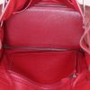 Bolso de mano Hermes Birkin 30 cm en cuero Trekking rojo Garance - Detail D2 thumbnail