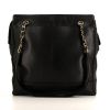 Chanel Grand Shopping shopping bag in black grained leather - 360 thumbnail