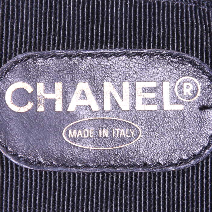 Bolso Cabás Chanel Grand Shopping en cuero granulado negro - Detail D3