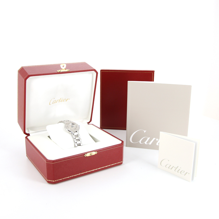 Cartier Must 21 watch in stainless steel Ref:  1340 Circa  2007 - Detail D2