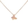 Lorenz Bäumer Papillon necklace in pink gold - 00pp thumbnail