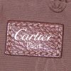 Cartier handbag Marcello in brown leather - Detail D3 thumbnail