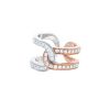 Open Piaget Possession ring in white gold,  pink gold and diamonds - 00pp thumbnail