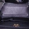 Salvatore Ferragamo small model shoulder bag in black grained leather - Detail D3 thumbnail