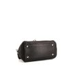 Salvatore Ferragamo small model shoulder bag in black grained leather - Detail D5 thumbnail