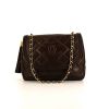 Chanel Vintage handbag in brown quilted leather - 360 thumbnail