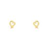 Paire de boucles d'oreilles Tiffany & Co Paloma Picasso en or jaune - 00pp thumbnail