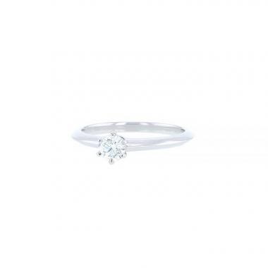 Tiffany & Co Diamond solitaire ring in platinium and diamond (0.33 carat)