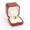 Anello aperto Cartier C de Cartier modello grande in oro bianco,  oro giallo e oro rosa - Detail D2 thumbnail