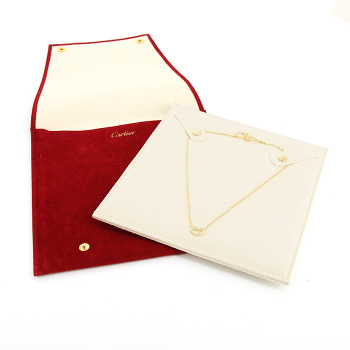 Collier Cartier C de Cartier en or jaune et diamants - Detail D2