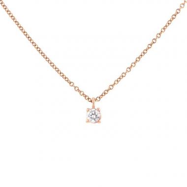 Tiffany & Co Diamond necklace in pink gold and diamond