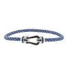 Fred Force 10 large model bracelet in white gold,  lacquer and stainless steel - 00pp thumbnail