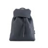 Loewe Drawstring backpack in indigo blue grained leather - 360 thumbnail