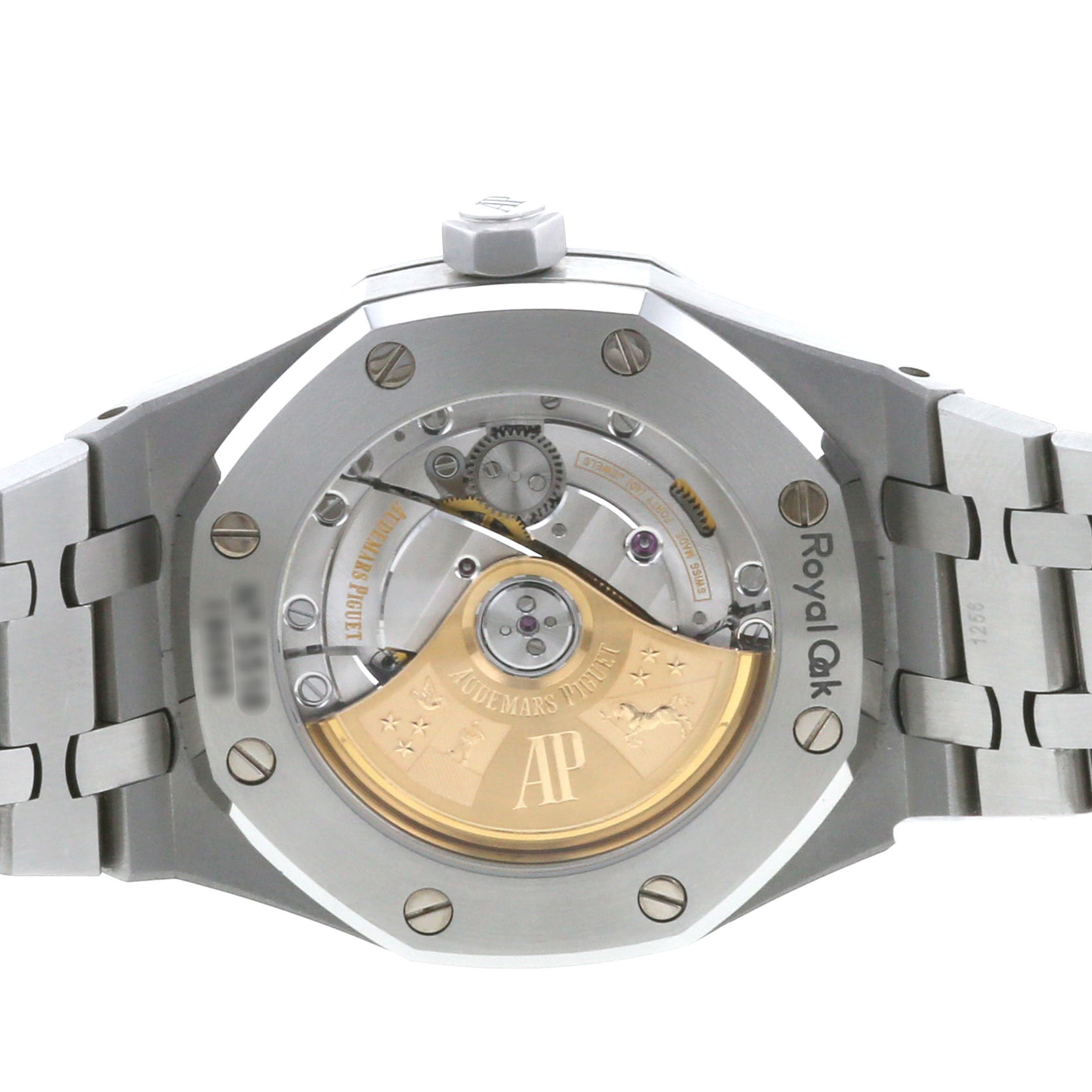 Montre Audemars Piguet Royal Oak en acier Ref :  15450ST Vers  2015 - Detail D1