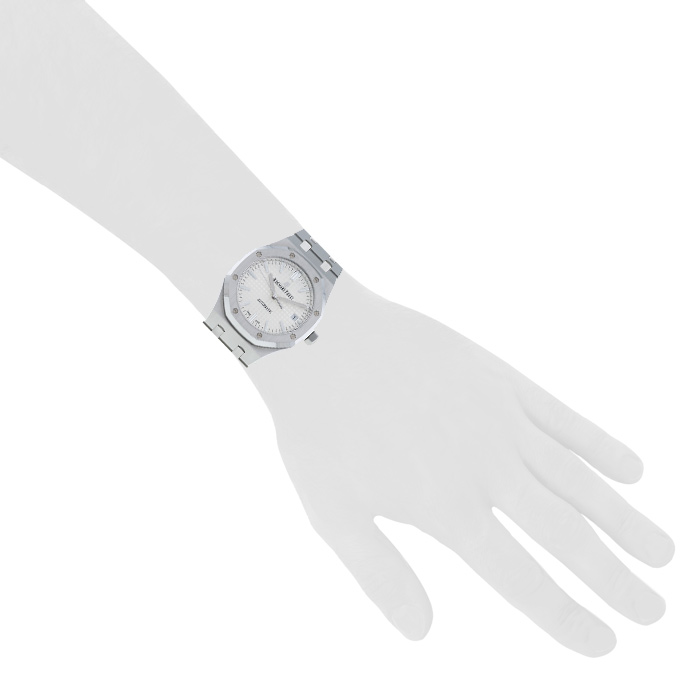 Orologio Audemars Piguet Royal Oak in acciaio Ref :  15450ST Circa  2015 - Detail D2