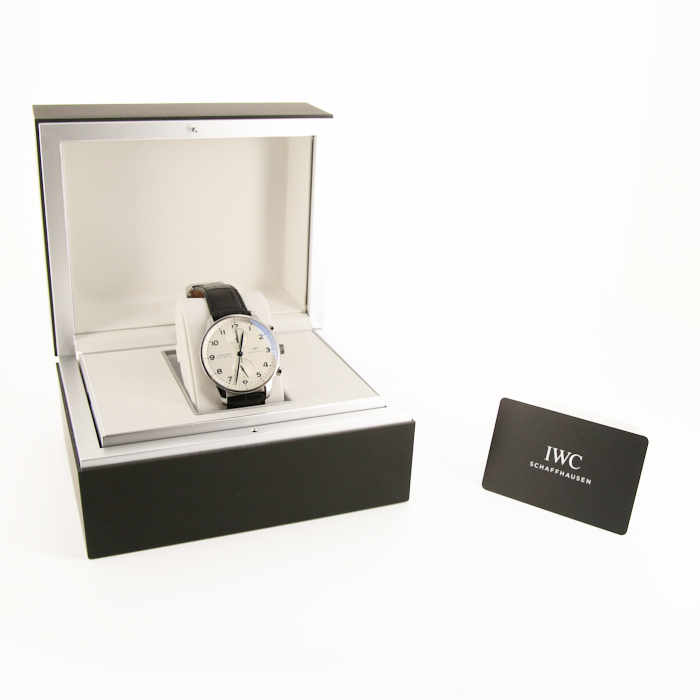 Reloj IWC Portuguese de acero Ref :  3714 Circa  2018