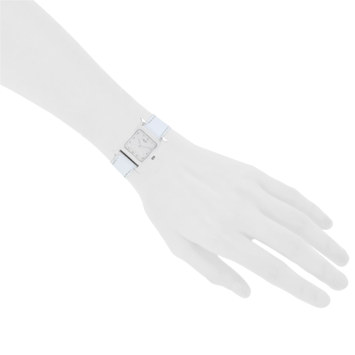 Hermes Heure H watch in stainless steel Ref:  RS1.205 Circa  2000 - Detail D1