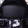 Hermes Birkin 25 cm handbag in black togo leather and black niloticus crocodile - Detail D2 thumbnail