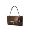 Borsa Hermès Vintage in pelle box marrone - 00pp thumbnail