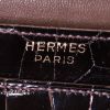 Bolso de mano Hermès Vintage en cocodrilo marrón - Detail D3 thumbnail