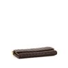 Billetera Dior en cuero trenzado marrón - Detail D5 thumbnail