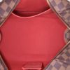 Louis Vuitton Ribera medium model handbag in ebene damier canvas and brown leather - Detail D2 thumbnail