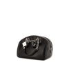 Bolso de mano Dior Vintage en cuero granulado negro y cuero esmaltado negro - 00pp thumbnail