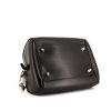 Dior Vintage handbag in black grained leather and black - Detail D4 thumbnail