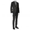 Bolso bandolera Dior Pochette Saddle en cuero granulado negro - Detail D1 thumbnail