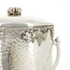 Christian Dior, ice bucket in hammered silver plated metal, signed - Detail D2 thumbnail