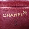 Borsa a tracolla Chanel Vintage in pelle trapuntata nera a motivi orizzontali - Detail D4 thumbnail