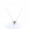 Necklace in platinium and diamonds - 360 thumbnail