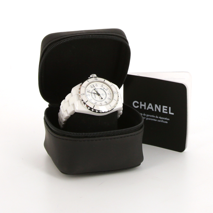 Orologio Chanel J12 Joaillerie in ceramica Ref :  H1628 Circa  2000 - Detail D2