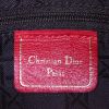 Dior Vintage shoulder bag in red leather - Detail D3 thumbnail