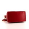 Dior Vintage shoulder bag in red leather - Detail D4 thumbnail