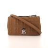 Burberry Lola shoulder bag in brown leather - 360 thumbnail