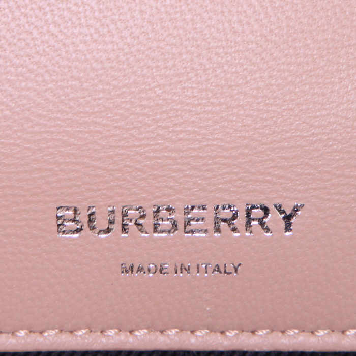 Sac bandoulière Burberry Lola en cuir marron - Detail D4