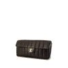 Chanel Baguette small model handbag in black quilted leather - 00pp thumbnail