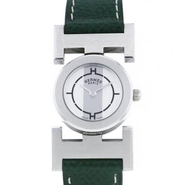 Orologio Hermès Paprika in acciaio Ref :  PA1.210 Circa  2000