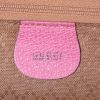 Gucci Bamboo backpack in purple suede and pink leather - Detail D3 thumbnail