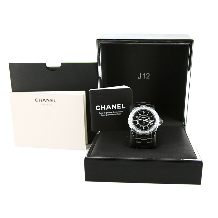 Chanel J12 Joaillerie watch in ceramic Circa  2008 - Detail D2