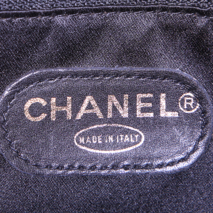 Borsa Chanel Vintage in pelle trapuntata nera - Detail D3
