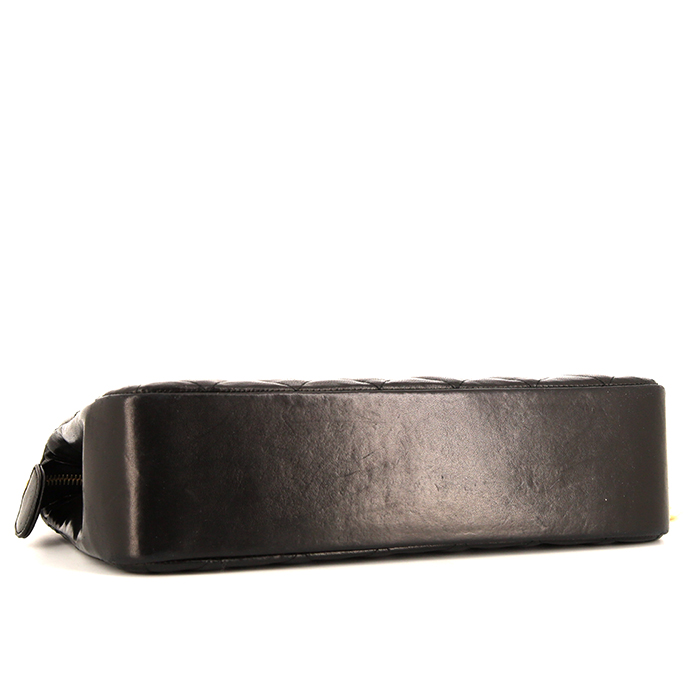 Borsa Chanel Vintage in pelle trapuntata nera - Detail D4