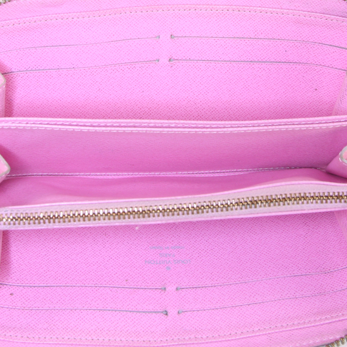 Portefeuille Louis Vuitton Editions Limitées en toile monogram multicolore blanche - Detail D2