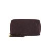Portefeuille Louis Vuitton Zippy en cuir monogram aubergine - 360 thumbnail