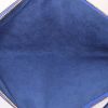 Bolsito de mano Louis Vuitton Pochette accessoires en cuero Epi azul - Detail D2 thumbnail