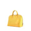 Bolso de mano Louis Vuitton Alma en cuero Epi amarillo - 00pp thumbnail