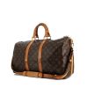 Keepall leather travel bag Louis Vuitton Brown in Leather - 23626953
